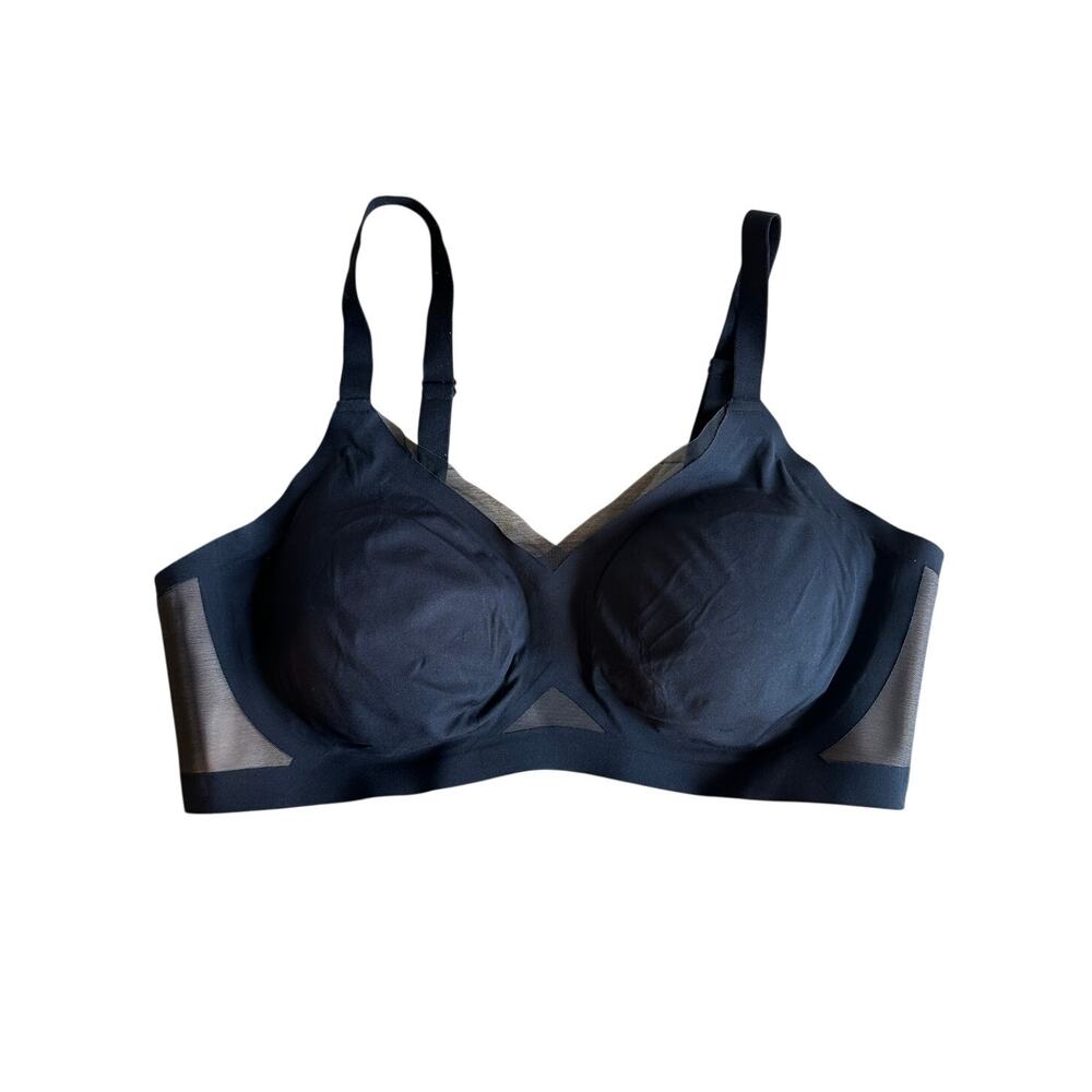 Honeylove Crossover Wireless Bra Black 1X